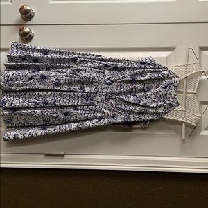 NWT Blue/white floral dress